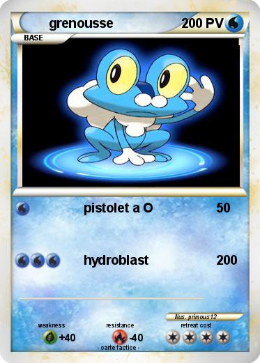 Pokemon grenousse