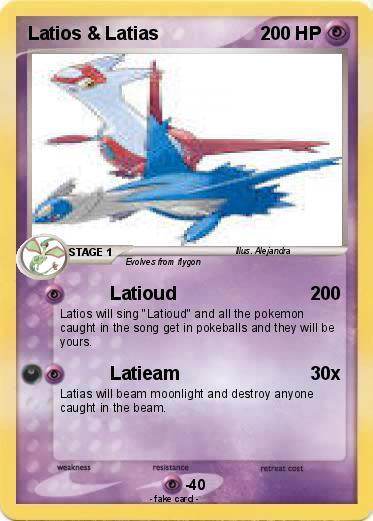 Pokemon Latios & Latias