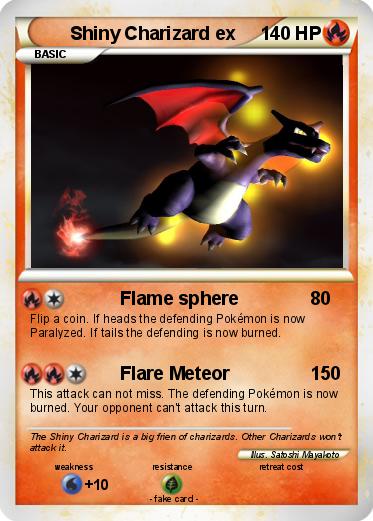 Pokemon Shiny Charizard ex