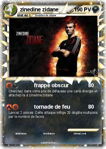 Pokemon zinedine zidane