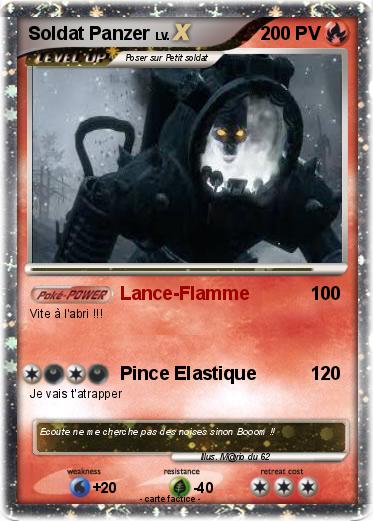 Pokemon Soldat Panzer