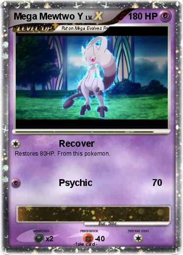 Pokemon Mega Mewtwo Y