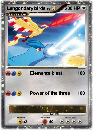 Pokemon Lengondary birds