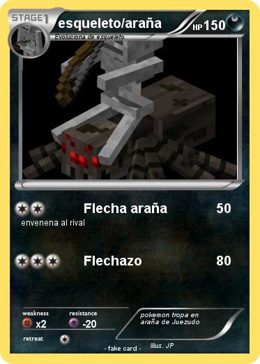 Pokemon esqueleto/araña