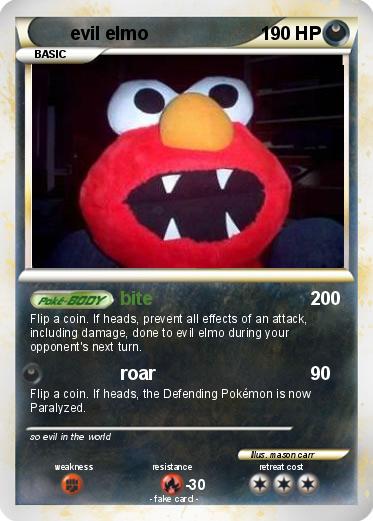 Pokemon evil elmo