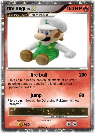Pokemon fire luigi