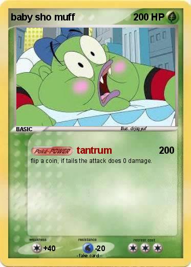 Pokemon baby sho muff