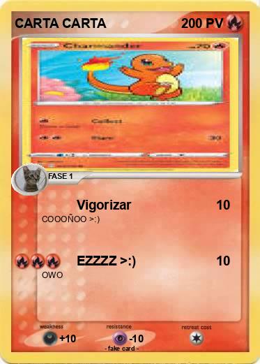 Pokemon CARTA CARTA