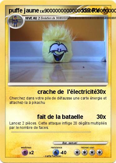 Pokemon puffe jaune