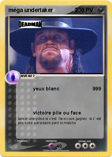 Pokemon méga undertaker              2                               