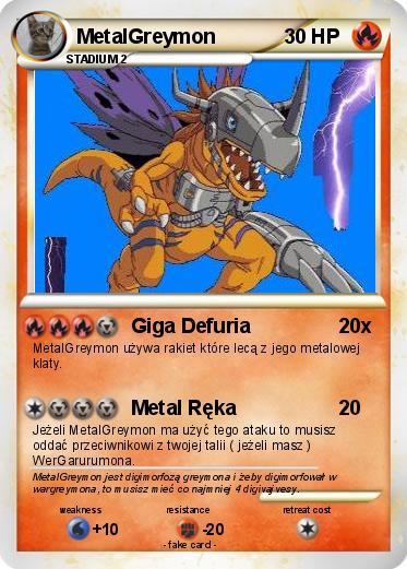 Pokemon MetalGreymon