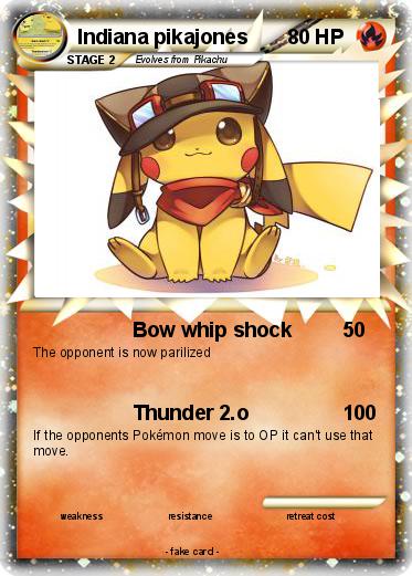 Pokemon Indiana pikajones