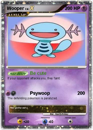 Pokemon Wooper