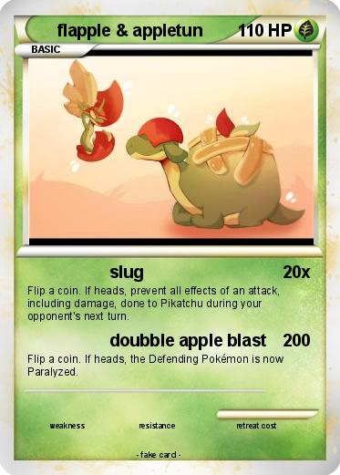 Pokemon flapple & appletun