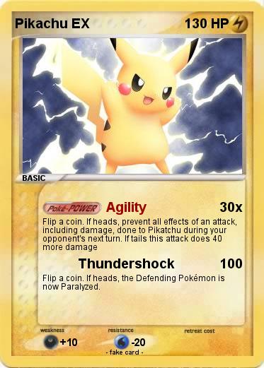 Pokemon Pikachu EX