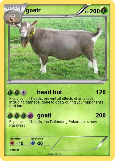 Pokemon goatr