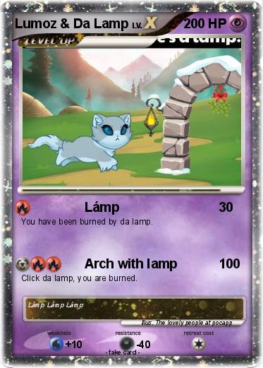 Pokemon Lumoz & Da Lamp