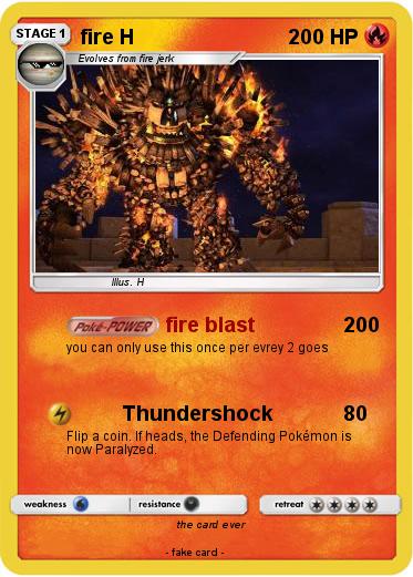 Pokemon fire H
