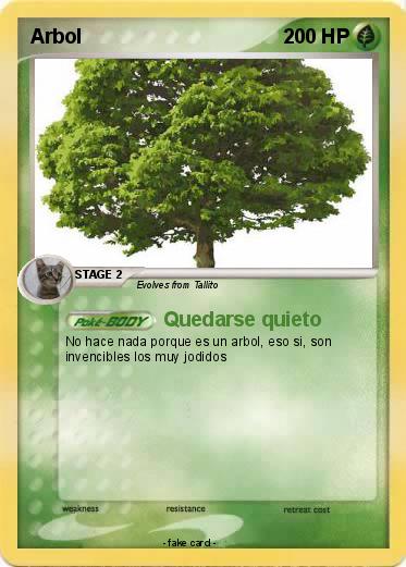 Pokemon Arbol