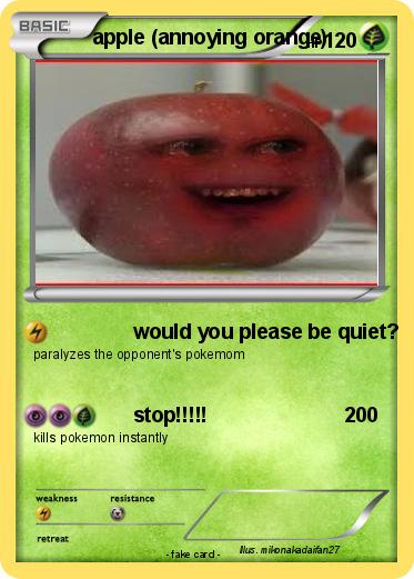 Pokemon apple (annoying orange)