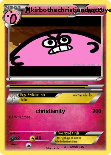 Pokemon kirbothechristiandestroyer