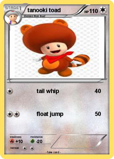 Pokemon tanooki toad