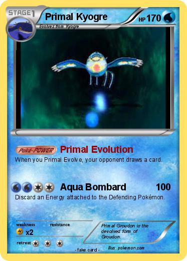 Pokemon Primal Kyogre