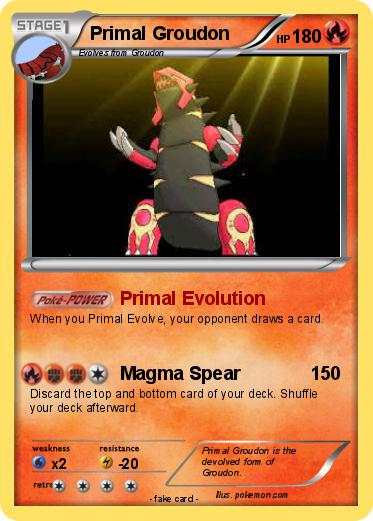Pokemon Primal Groudon