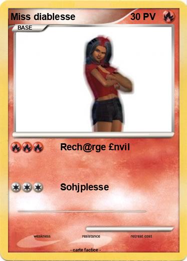 Pokemon Miss diablesse