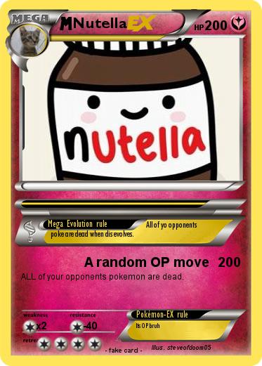 Pokemon Nutella