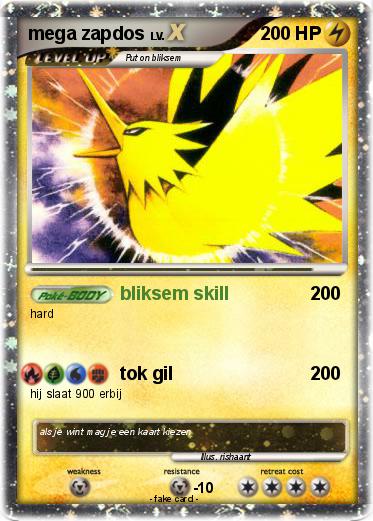 Pokemon mega zapdos