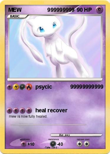 Pokemon MEW                 999999999