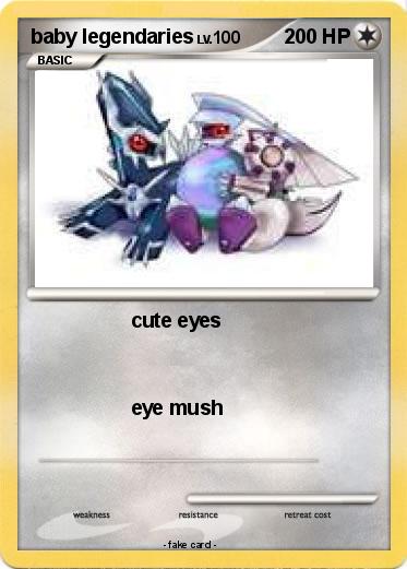 Pokemon baby legendaries