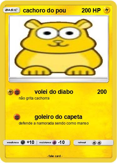 Pokemon cachoro do pou