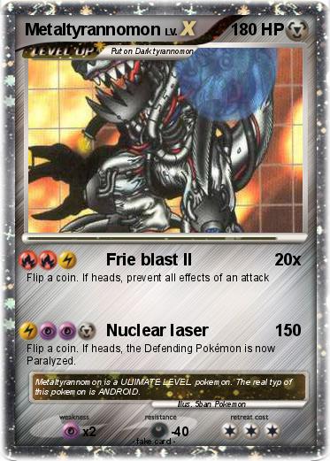 Pokemon Metaltyrannomon
