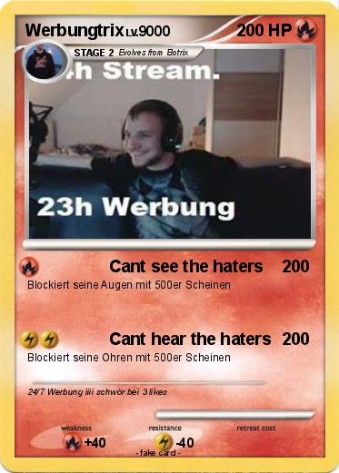 Pokemon Werbungtrix