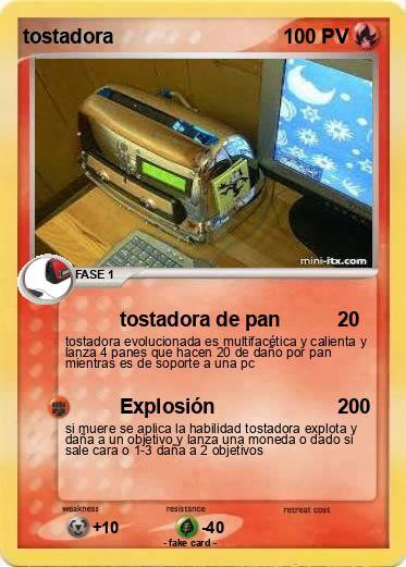 Pokemon tostadora