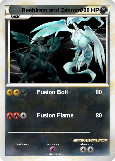 Pokemon Reshiram and Zekrom