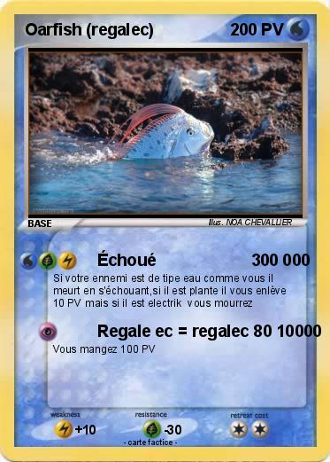 Pokemon Oarfish (regalec)