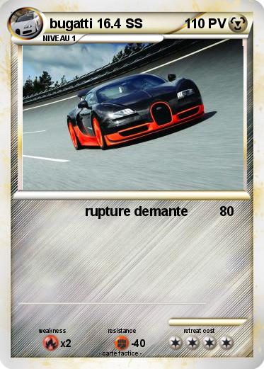 Pokemon bugatti 16.4 SS
