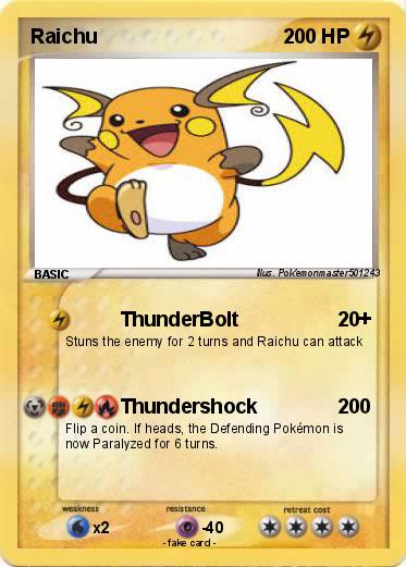 Pokemon Raichu