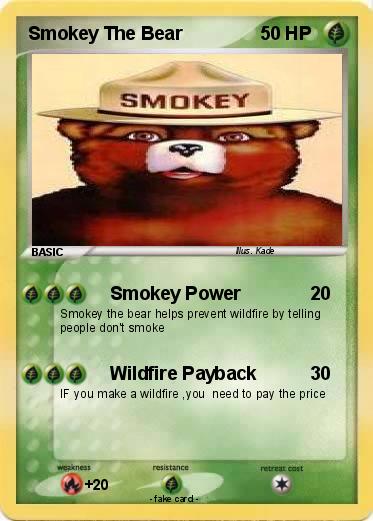 Pokemon Smokey The Bear