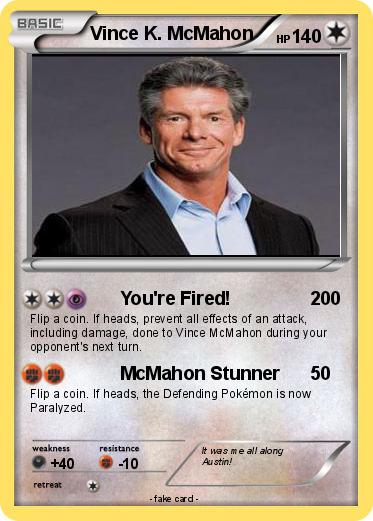 Pokemon Vince K. McMahon