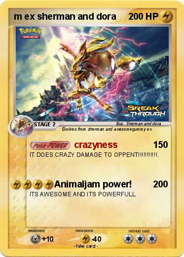 Pokemon m ex sherman and dora