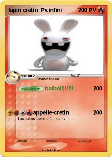 Pokemon lapin crètin  Pv.infini