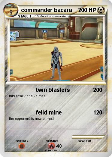 Pokemon commander bacara