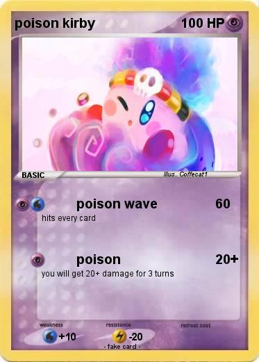 Pokemon poison kirby