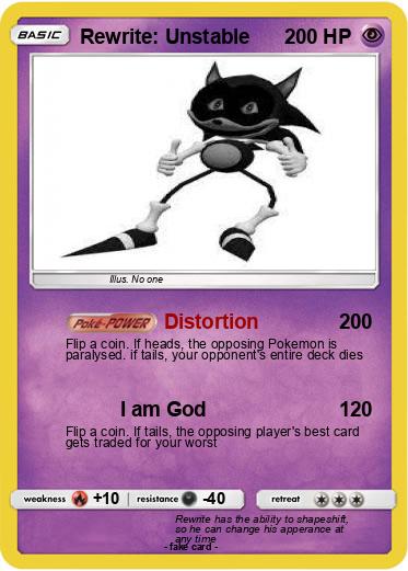 Pokemon Rewrite: Unstable