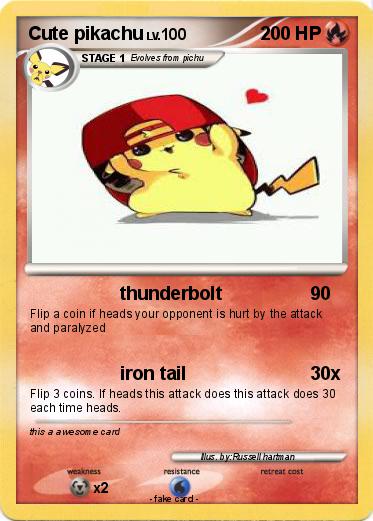 Pokemon Cute pikachu