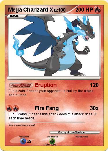 Pokemon Mega Charizard X